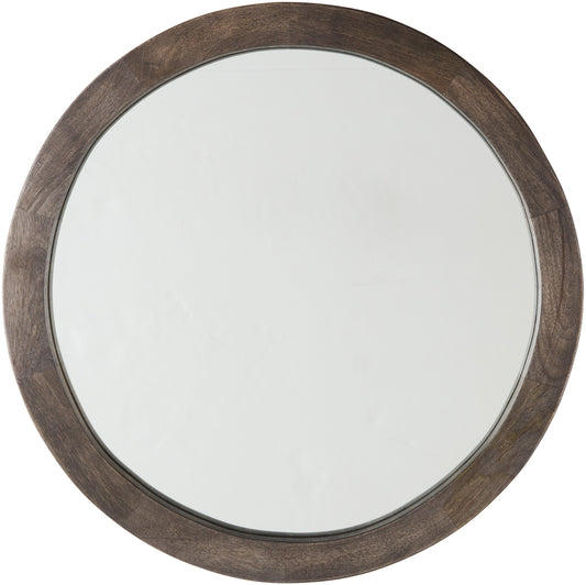 Alton Round Wood Mirror