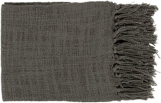 Tilly Charcoal Throw Blanket